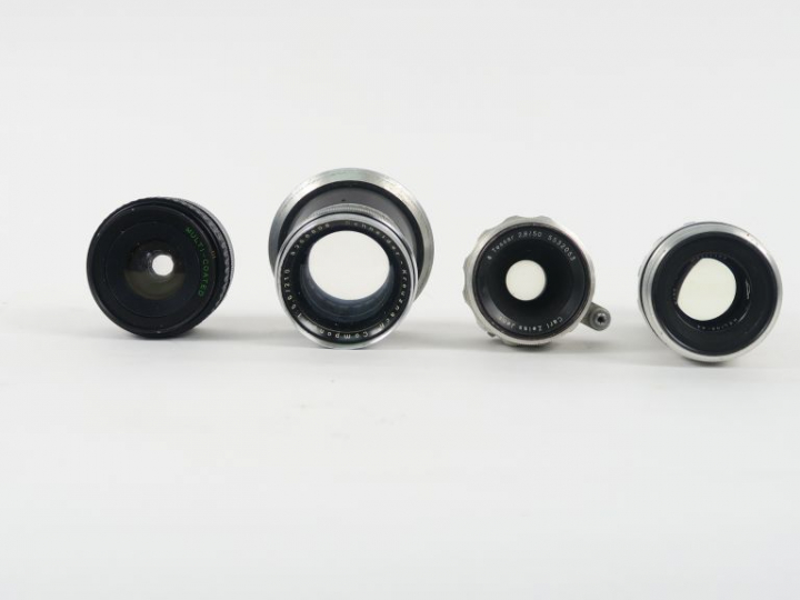 Lot de quatre objectifs, montures différentes : Objectif CARL ZEISS JE