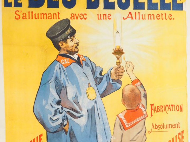 LE BEC DESSELLE. Affiche par Firmin Bouisset, Imprimerie Camis,1900. C