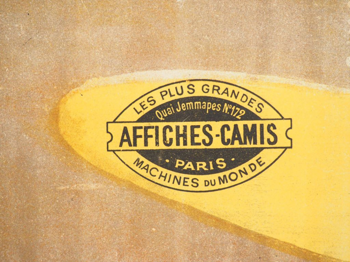 LE BEC DESSELLE. Affiche par Firmin Bouisset, Imprimerie Camis,1900. C