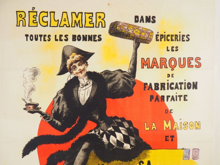 CHICORÉE RENAISSANCE. Affiche par Minos, imprimerie Delanchy, 1900. Co