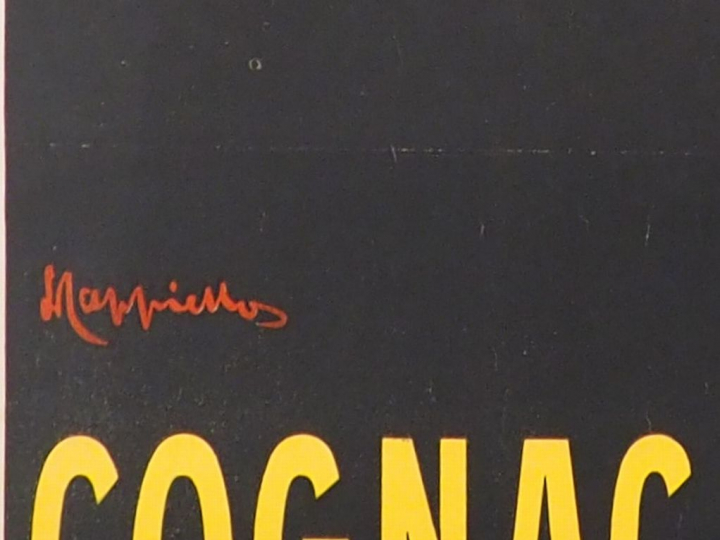 COGNAC PELISSON.  Affiche par Leonetto Cappiello, imprimerie Vercasson