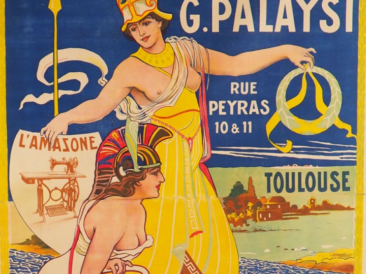 G. PALAYSI. Affiche par Jean Meittex, imprimerie Moullot, circa 1920. 