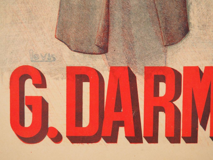 PASTILLES AU MIEL. Affiche par Lovis ,imprimerie générale Clermont Fer