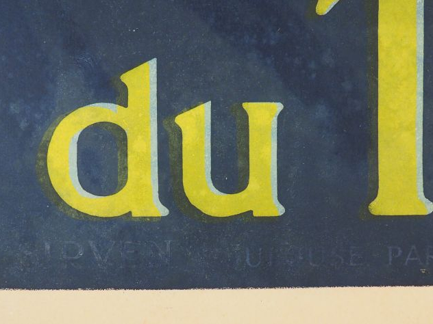 LE PNEU GOODRICH. Affiche Roch, imprimerie Sirven Toulouse. Condition 