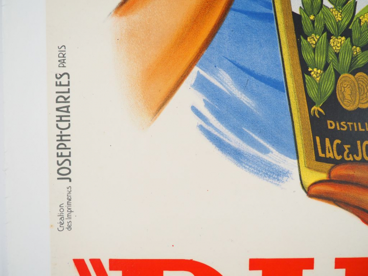 DIÈGE. Affiche par Henri Le Monnier, imprimerie Joseph Charles, circa 