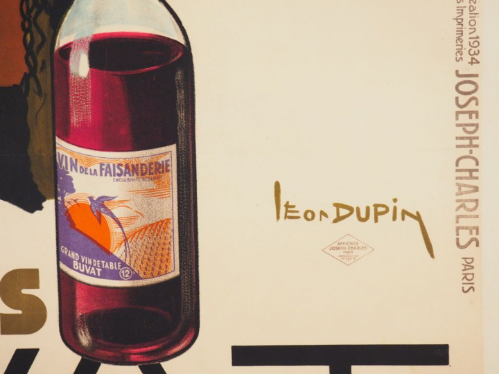 BUVAT.  Affiche par Léo Dupin, imprimerie Joseph Charles, 1934. Condit