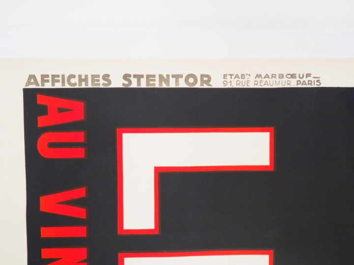 KINA LILLET. Affiche par Robys (R. WOLFF), imprimerie Stentor, 1937. C