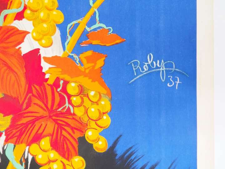 KINA LILLET. Affiche par Robys (R. WOLFF), imprimerie Stentor, 1937. C