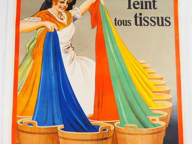 L’ALSACIENNE. Affiche par Dorfi, imprimerie Goossens (Belgique). Circa