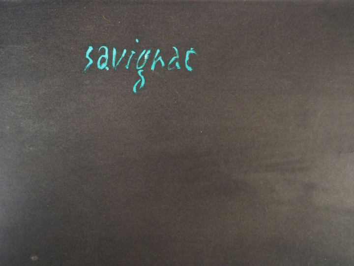 VERIGOUD. Affiche par Raymond Savignac, imprimerie De Plas, 1955. Cond