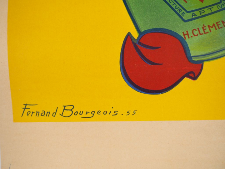 ENGRAIS C.A.P. Affiche par Fernand Bourgeois, imprimerie Reboulin Apt,