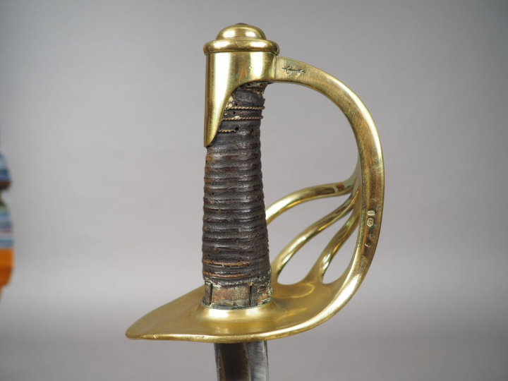 Sabre de Cavalerie légère troupe cuirassier modèle 1854, Second Empire