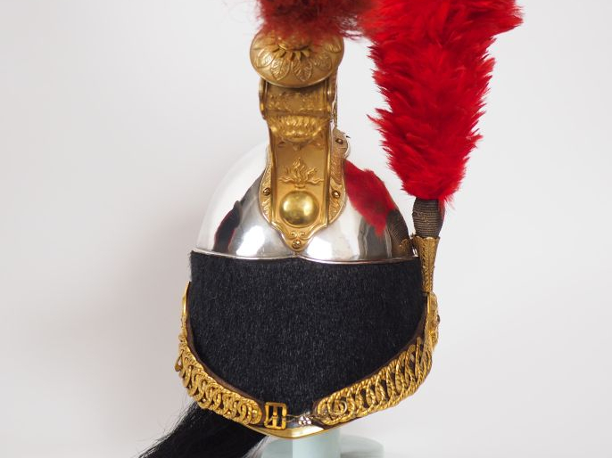 Intéressant ensemble d’officier de cuirassier du Second Empire cuirass