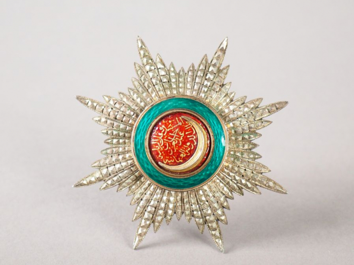 Plaque de commandeur de l’ordre turc de l'osmanié  (Nishani Osmani), f