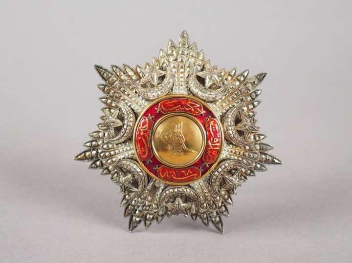 Plaque de commandeur de l’ordre du Medjidié  ( ou Mecidi Nishani ordre