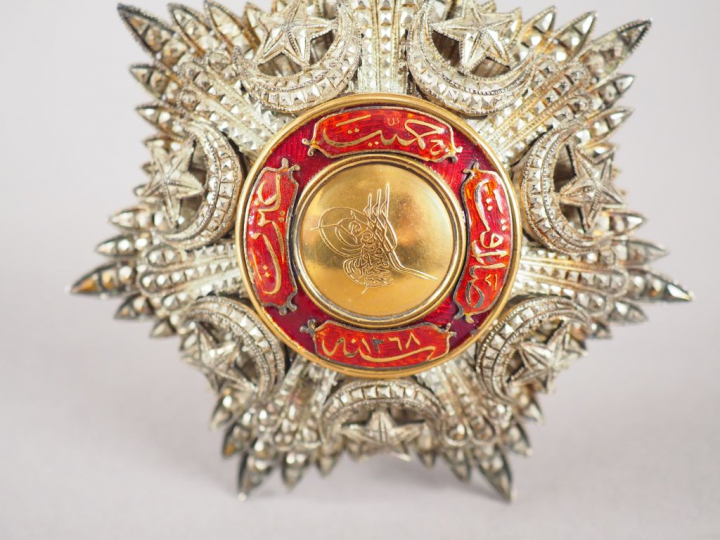 Plaque de commandeur de l’ordre du Medjidié  ( ou Mecidi Nishani ordre