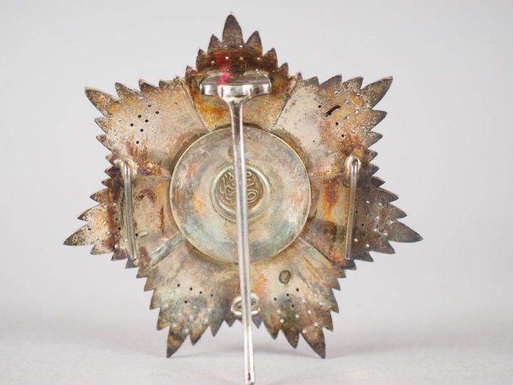 Plaque de commandeur de l’ordre du Medjidié  ( ou Mecidi Nishani ordre