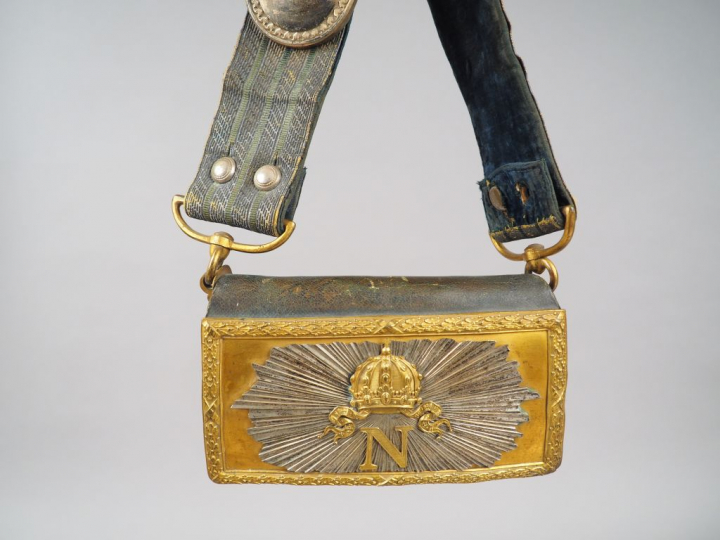 Giberne de grande tenue d’officier supérieur des guides de la garde im