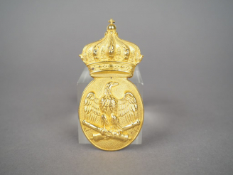 Vente aux enchères Ornement de croupière pour harnachement de cavalerie pour l’artillerie