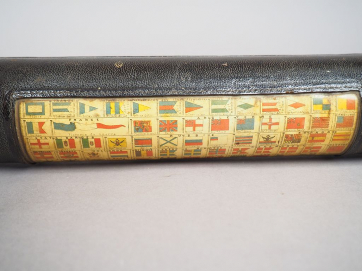 Longue vue fin Second Empire – début IIIème République en laiton gainé