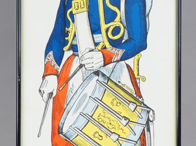 Paire d’images d’Epinal « Zouave 1852 » et « Hussard 1840 ». Pellerin 