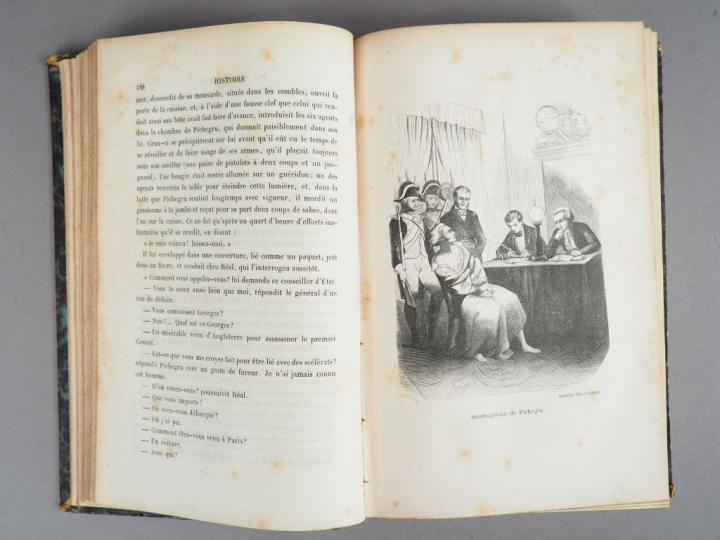 MARCO DE SAINT-HILAIRE (Emile). Histoire des conspirations et attentat
