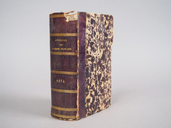 ANNUAIRE DE L’ARMEE FRANCAISE pour l’année 1874. Paris, Berger-Levraul