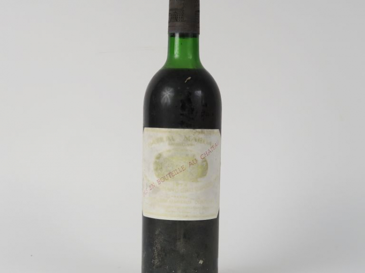 1 BOUTEILLE CHÂTEAU MARGAUX 1er GCC MARGAUX - 1974 - HEP/EF