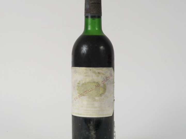 1 BOUTEILLE CHÂTEAU MARGAUX 1er GCC MARGAUX - 1974 - HEP/EF
