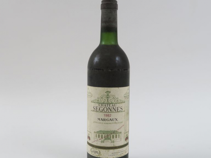 1 BOUTEILLE CHÂTEAU SEGONNES MARGAUX - 1982 - LB