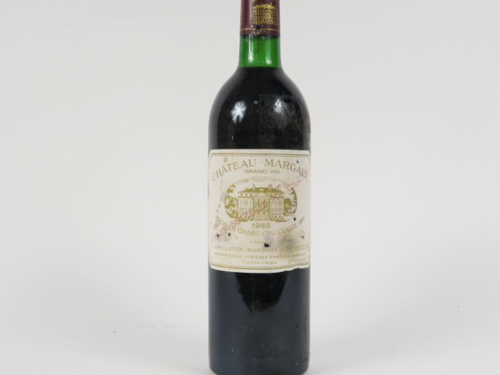 1 BOUTEILLE CHÂTEAU MARGAUX 1er GCC MARGAUX - 1982 - BG/ETLA
