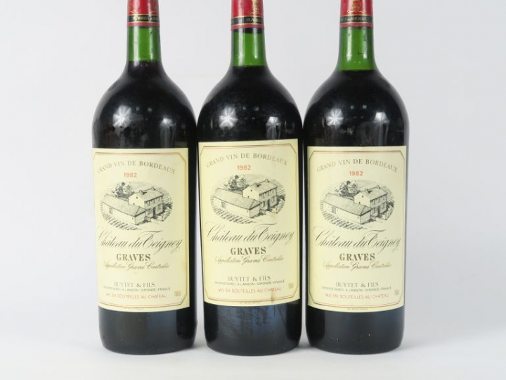 3 MAGNUMS CHÂTEAU DU TEIGNEY GRAVES - 1982 - BG