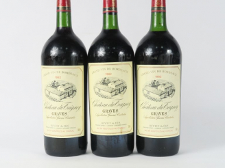Vente aux enchères 3 MAGNUMS CHÂTEAU DU TEIGNEY GRAVES - 1982 - BG