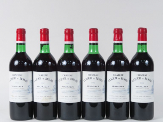 Vente aux enchères 6 BOUTEILLES CHÂTEAU LA TOUR DE BESSAN MARGAUX - 1982 - CBO - LB