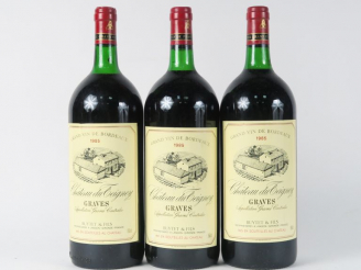 Vente aux enchères 3 MAGNUMS CHÂTEAU DU TEIGNEY GRAVES - 1985 - BG