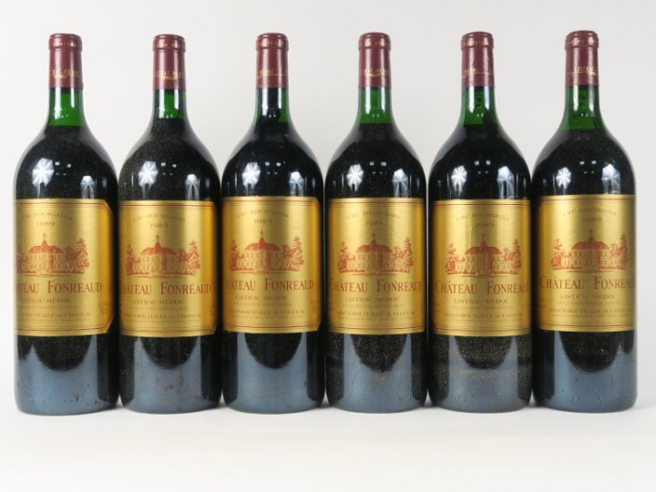 6 MAGNUMS CHÂTEAU FONRÉAUD CB LISTRAC MÉDOC - 1989 - CBO - BG