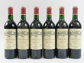 Vente aux enchères 6 BOUTEILLES CHÂTEAU CALON SÉGUR GCC ST ESTEPHE - 1992 - BG