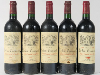 Vente aux enchères 5 BOUTEILLES CHÂTEAU CHANTECAILLE GC ST ÉMILION - 1995 - 1 ELA