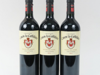 Vente aux enchères 3 BOUTEILLES CHÂTEAU CANON LA GAFFELIÈRE 1er GCC ST EMILION - 2011