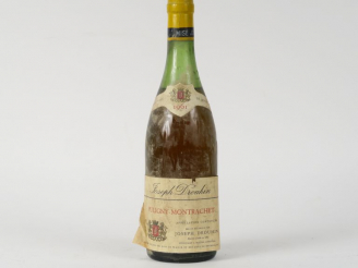Vente aux enchères 1 BOUTEILLE PULIGNY MONTRACHET J. DROUHIN - 1961 - 5.5 CM/BS