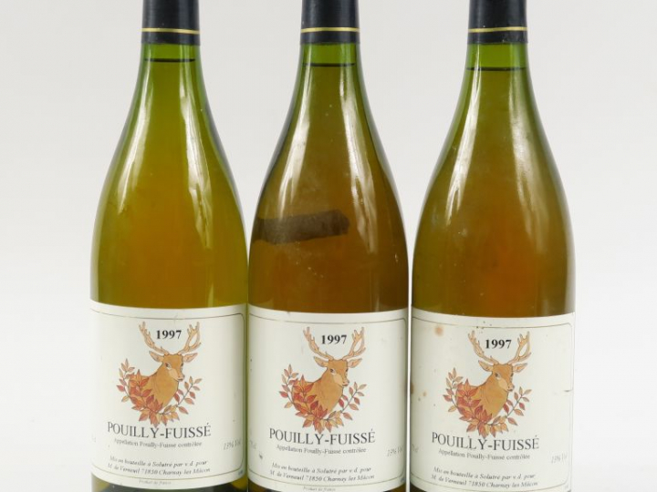 3 BOUTEILLES POUILLY FUISSÉ M. de VERNEUIL - 1997