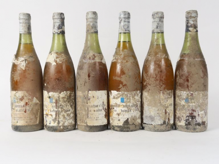 6 BOUTEILLES PULIGNY MONTRACHET 1er CRU DOMAINE HENRI CLERC -NM/ETA/DE