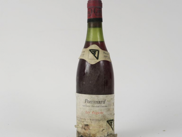 1 BOUTEILLE POMMARD 'LES RUGIENS GUY JEUNEMAITRE - 1972 - 3 CM/EA/BS