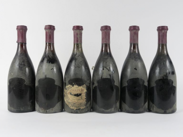 6 BOUTEILLES CHÂTEAU DE POMMARD - 1978 - 5 PRÉSUMÉES/1 ETA/1 CAPS DÉCO