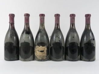 Vente aux enchères 6 BOUTEILLES CHÂTEAU DE POMMARD - 1978 - 5 PRÉSUMÉES/1 ETA/1 CAPS DÉCO
