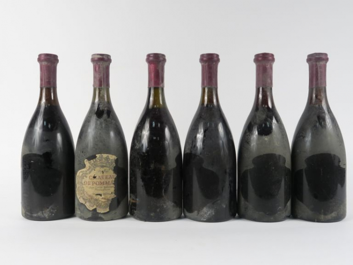 6 BOUTEILLES CHÂTEAU DE POMMARD - 1978 - 5 PRÉSUMÉES/1 ETA