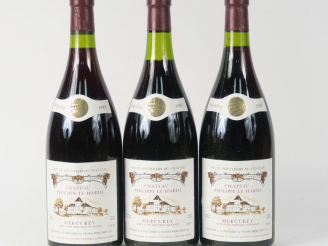 Vente aux enchères 3 MAGNUMS MERCUREY CHÂTEAU PHILIPPE LE HARDI - 1985