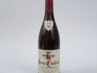 Vente aux enchères 1 BOUTEILLES GEVREY CHAMBERTIN 1er CRU 'LES CAZETIERS' DOMAINE ARMAND 