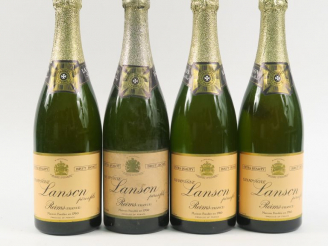 Vente aux enchères 4 BOUTEILLES CHAMPAGNE LANSON ROSÉ
