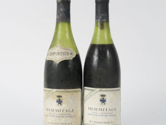 Vente aux enchères 2 BOUTEILLES HERMITAGE 'M. DE LA SIZERANNE' GRANDE CUVÉE M. CHAPOUTIER